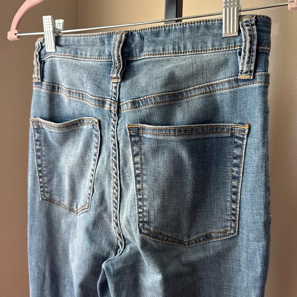 We the free by free people Women's Blue Flared Jeans bell bottoms - Picture 9 of 10